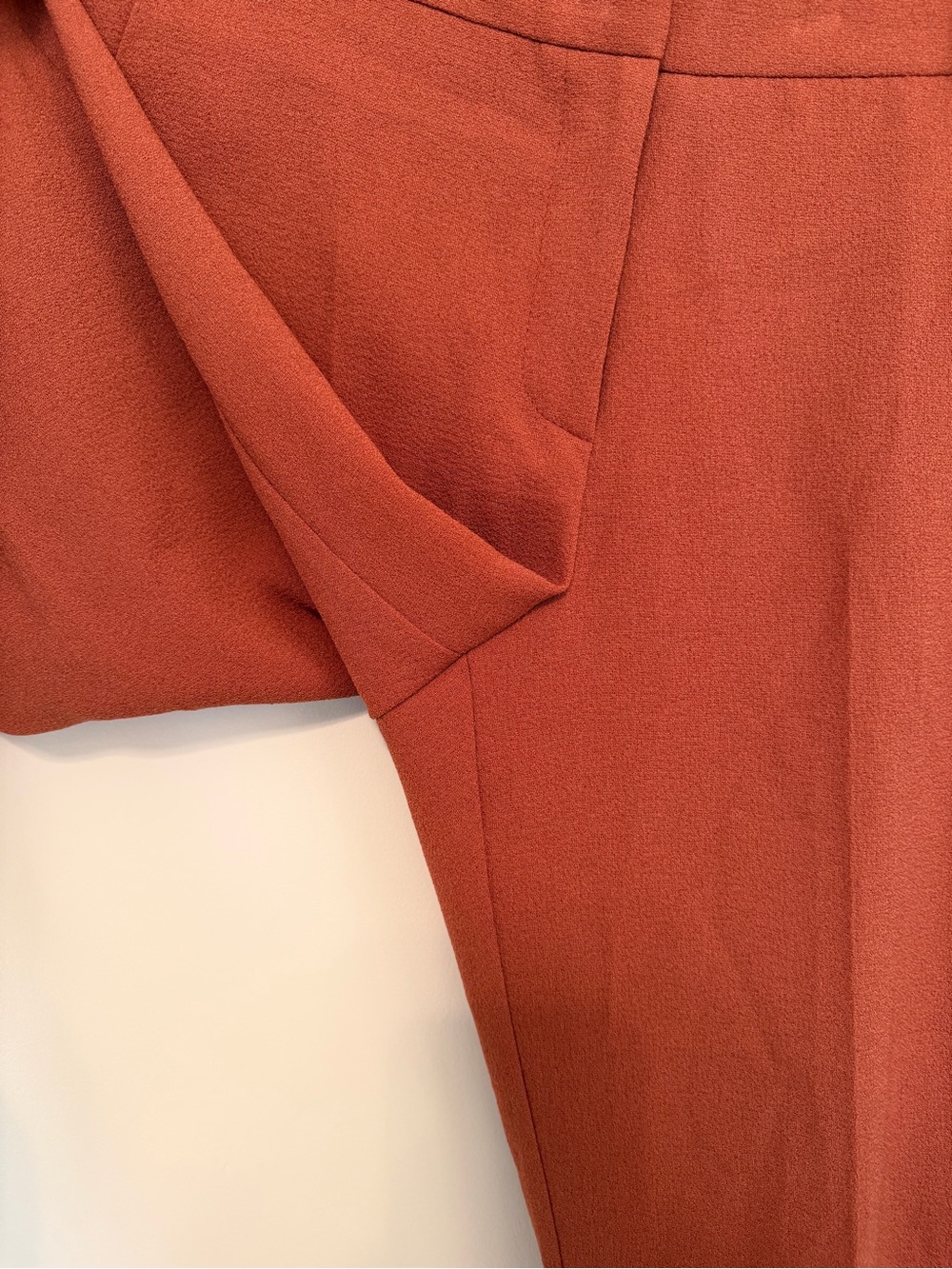ASOS Rust-Tone High-Waist Trousers - Picture 5 of 10